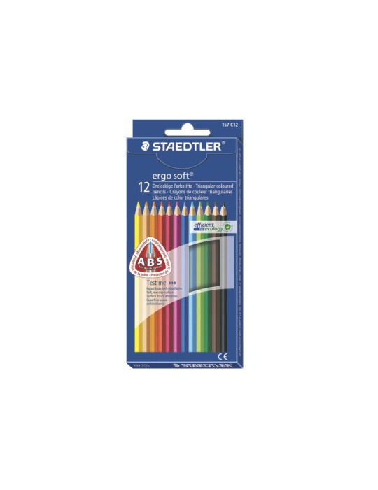 ergosoft kleurpotlood - set 12 st
