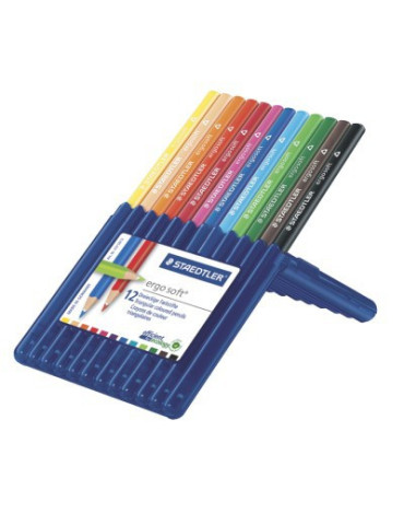 ergosoft crayon de couleur - Box 12 pc