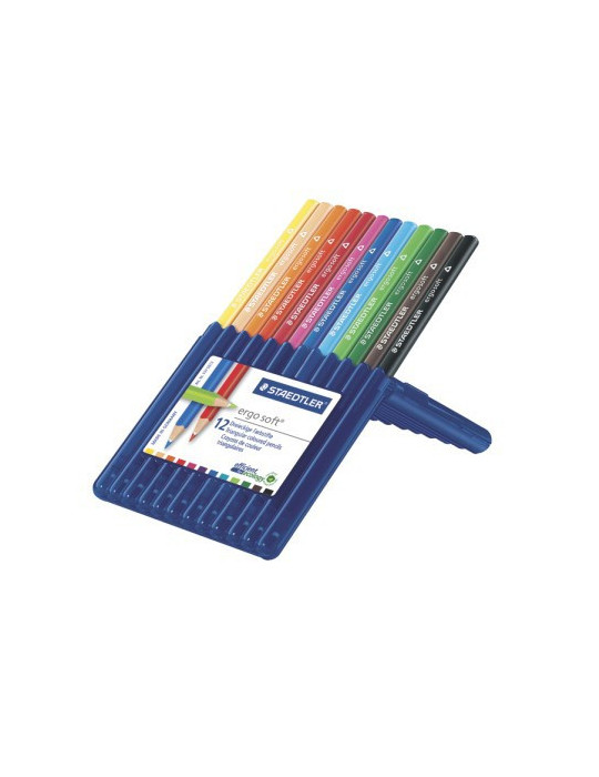 ergosoft crayon de couleur - Box 12 pc