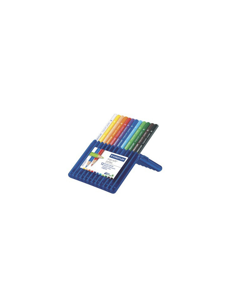 ergosoft jumbo crayon couleur - Box 12 pc