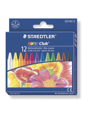 Noris Club craie à la cire - set 12 pc