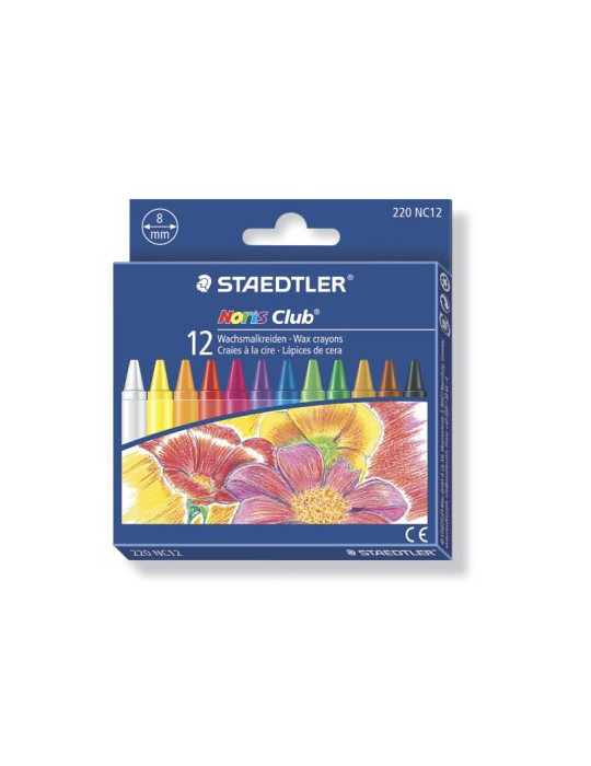 Noris Club craie à la cire - set 12 pc