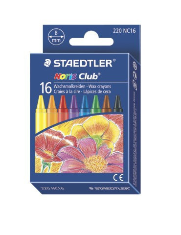 Noris Club craie à la cire - set 16 pc