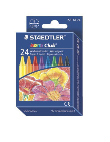 Noris Club craie à la cire - set 24 pc