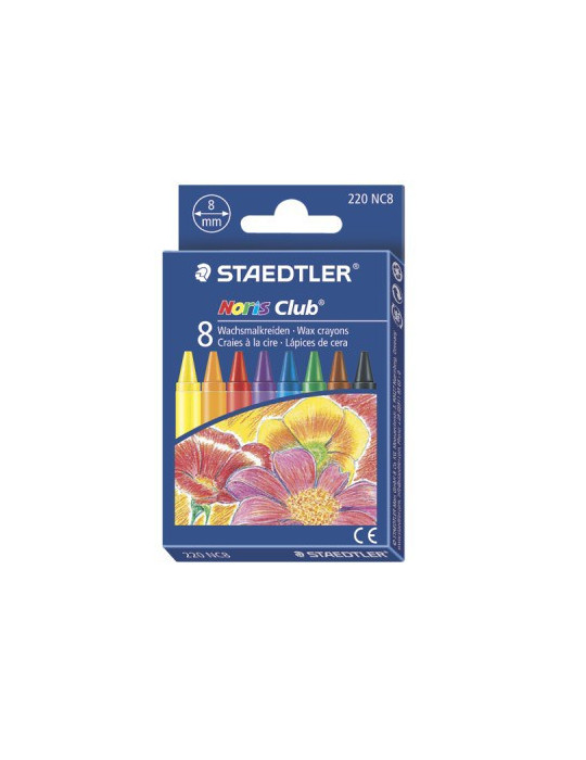 Noris Club craie à la cire - set 8 pc