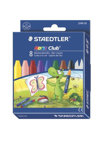 Noris Club waskrijt - set 8 st