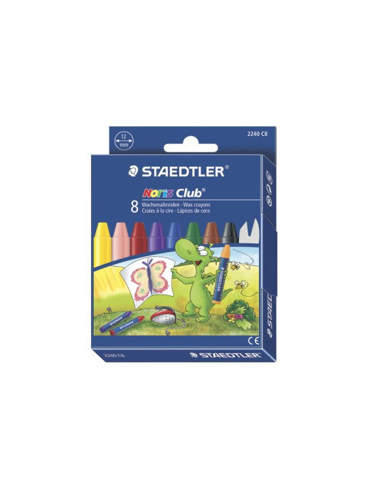 Noris Club craie à la cire - set 8 pc