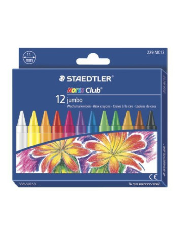 Noris Club jumbo waskrijt - set 12 st