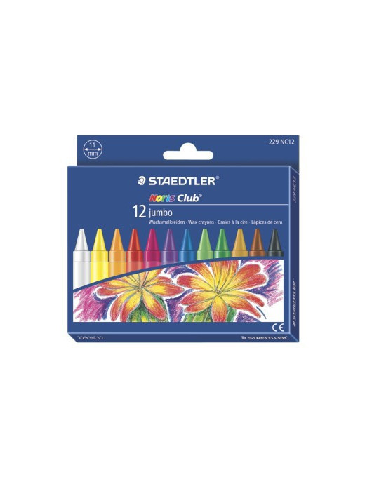 Noris Club jumbo waskrijt - set 12 st