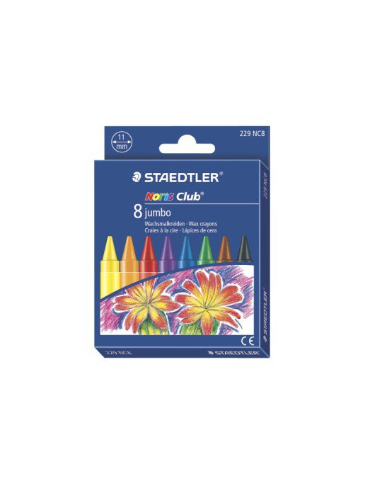 Noris Club jumbo waskrijt - set 8 st