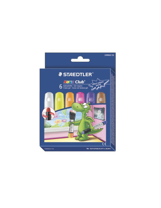 Noris Club gel twister - 6 couleurs pastel glass