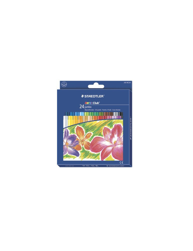 Noris jumbo pastel à l’huile - set 24 pc