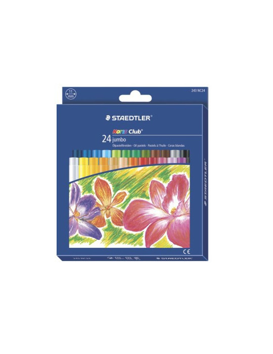 Noris jumbo oliepastel krijt - set 24 st