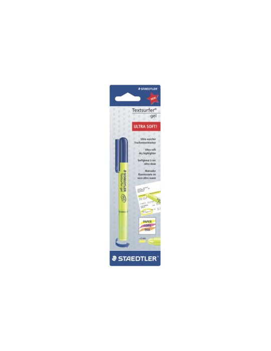 SURLIGNEUR À SEC TEXTSURFER GEL - BLISTER JAUNE