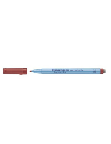 Lumocolor correctable OHP pen M rood