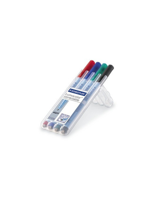 Lumocolor correctable OHP pen - set 4 st M
