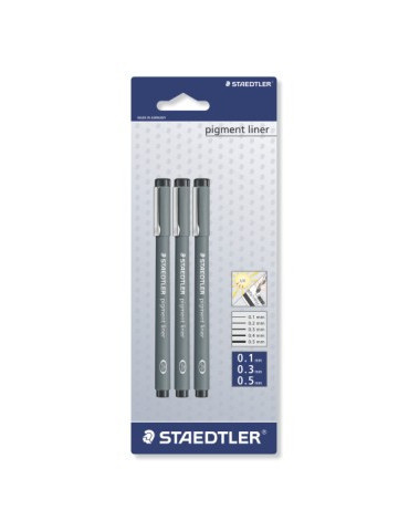 pigment liner fineliner - blister 0,1 - 0,3 - 0,5 mm