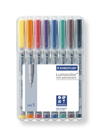 Lumocolor S non-permanent - Box 8 pc