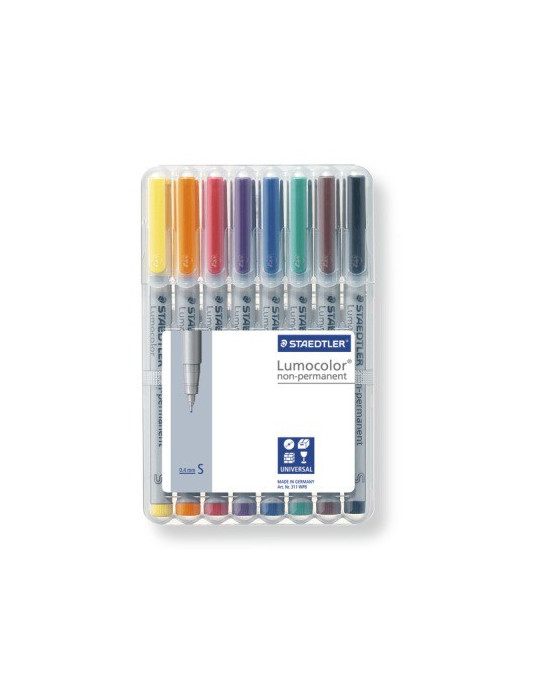Lumocolor S non-permanent - Box 8 pc