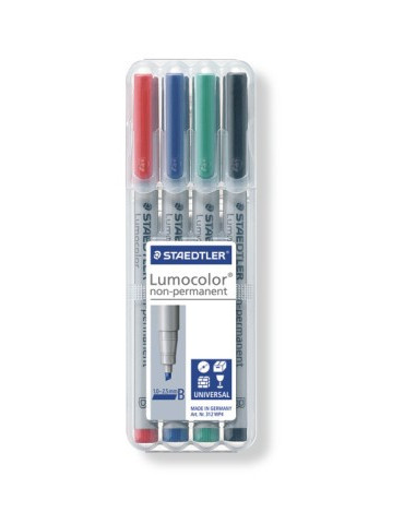 Lumocolor B non-permanent - Box 4 pc