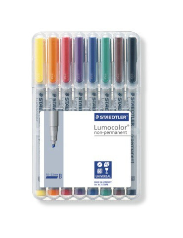 Lumocolor B non-permanent - Box 8 pc