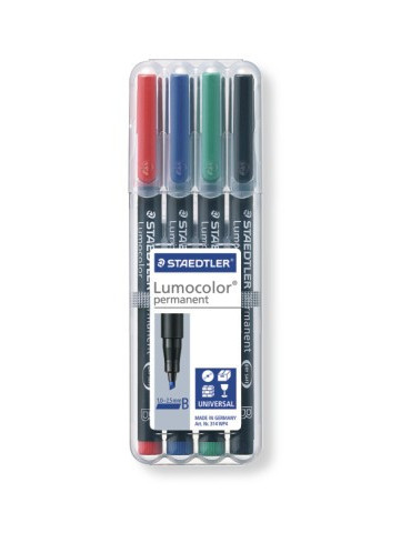 Lumocolor B permanent - Box 4 pc