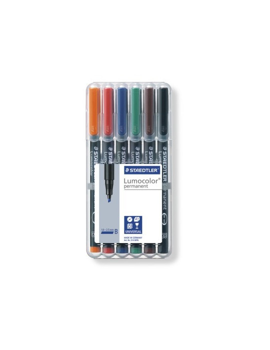 Lumocolor B permanent - Box 6 pc