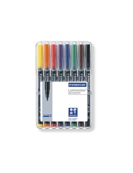 Lumocolor B permanent - Box 8 pc