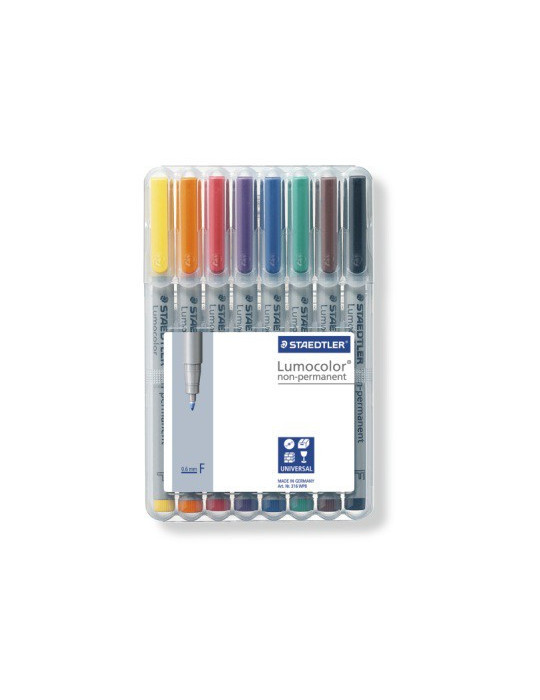 Lumocolor F non-permanent - Box 8 pc