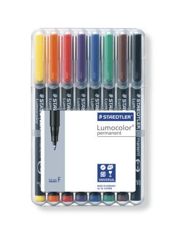 Lumocolor F permanent - Box 8 pc