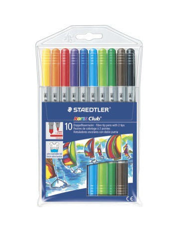 Noris stift dubbele punt - set 10 st