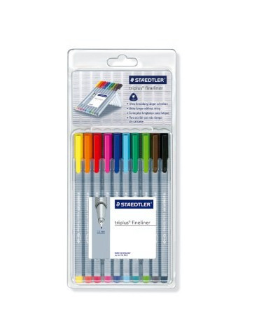 triplus fineliner - blister Box 10 pc