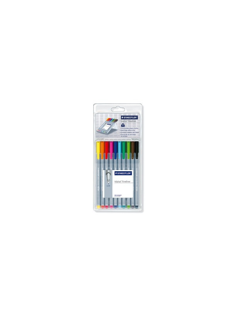 triplus fineliner - blister Box 10 st
