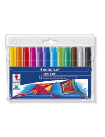 Noris dikke kleurstift - set 12 st