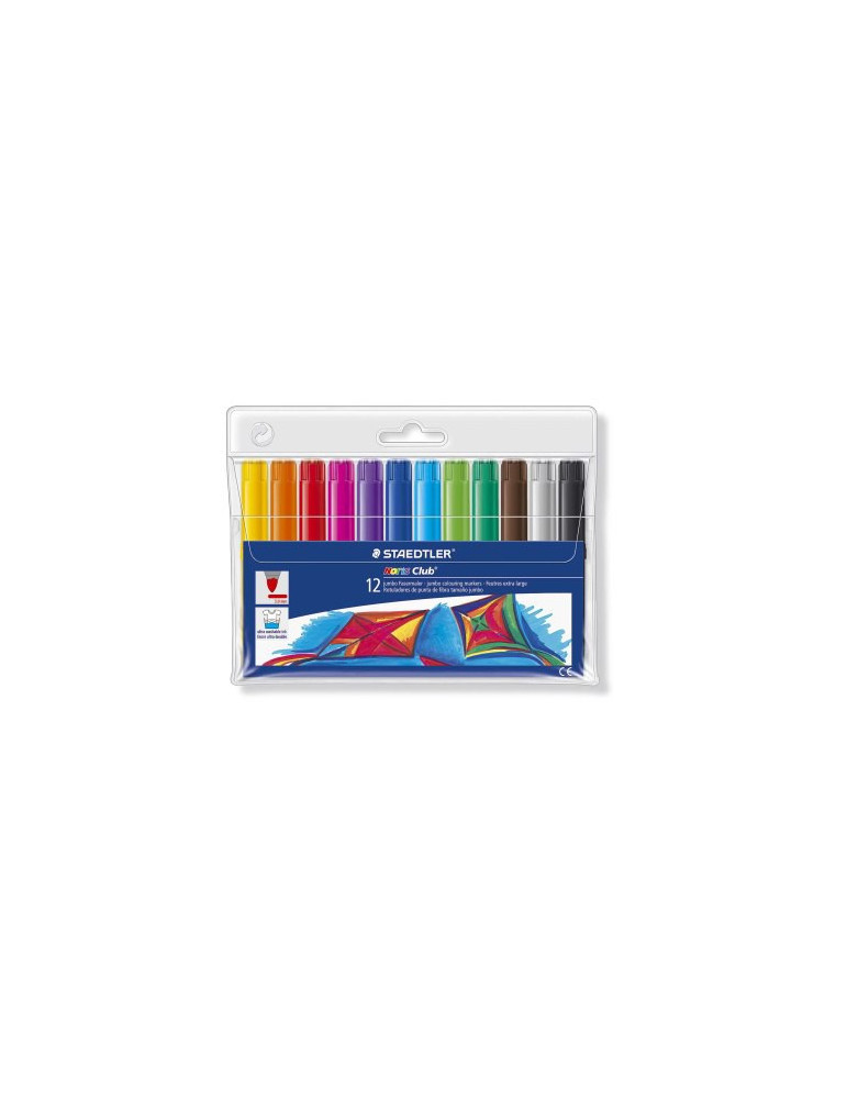 Noris dikke kleurstift - set 12 st