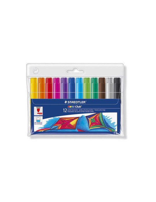 Noris dikke kleurstift - set 12 st