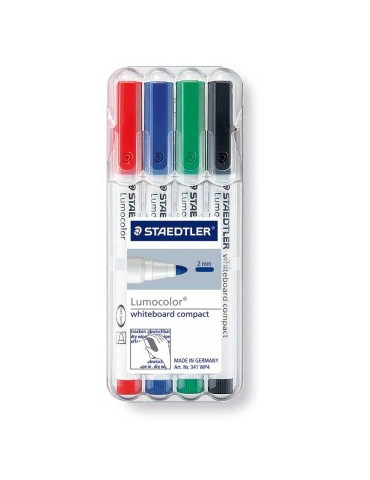 Lumocolor whiteboard compact - Box 4 st