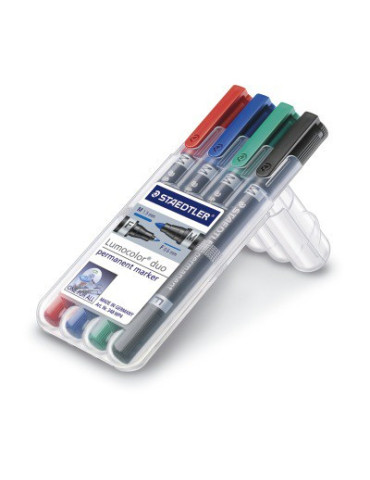 Lumocolor permanent duo (F/M) - Box 4 pc