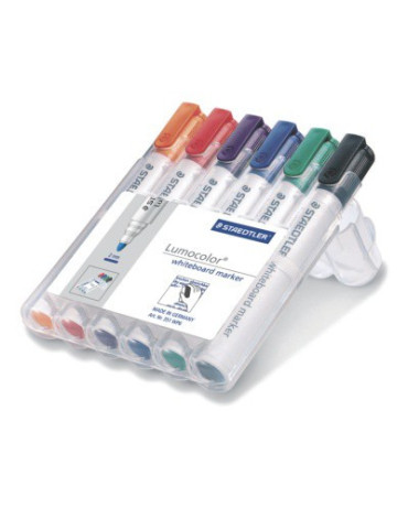 Lumocolor whiteboard marker - Box 6 st
