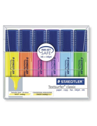 Textsurfer classic surligneur - set 6 pc
