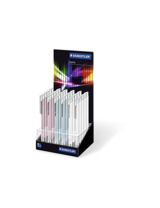elance stylo bille rainbow line - display 30 pc