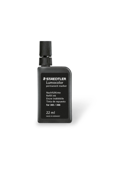 inkt voor 388 in flacon, 22 ml, zwart