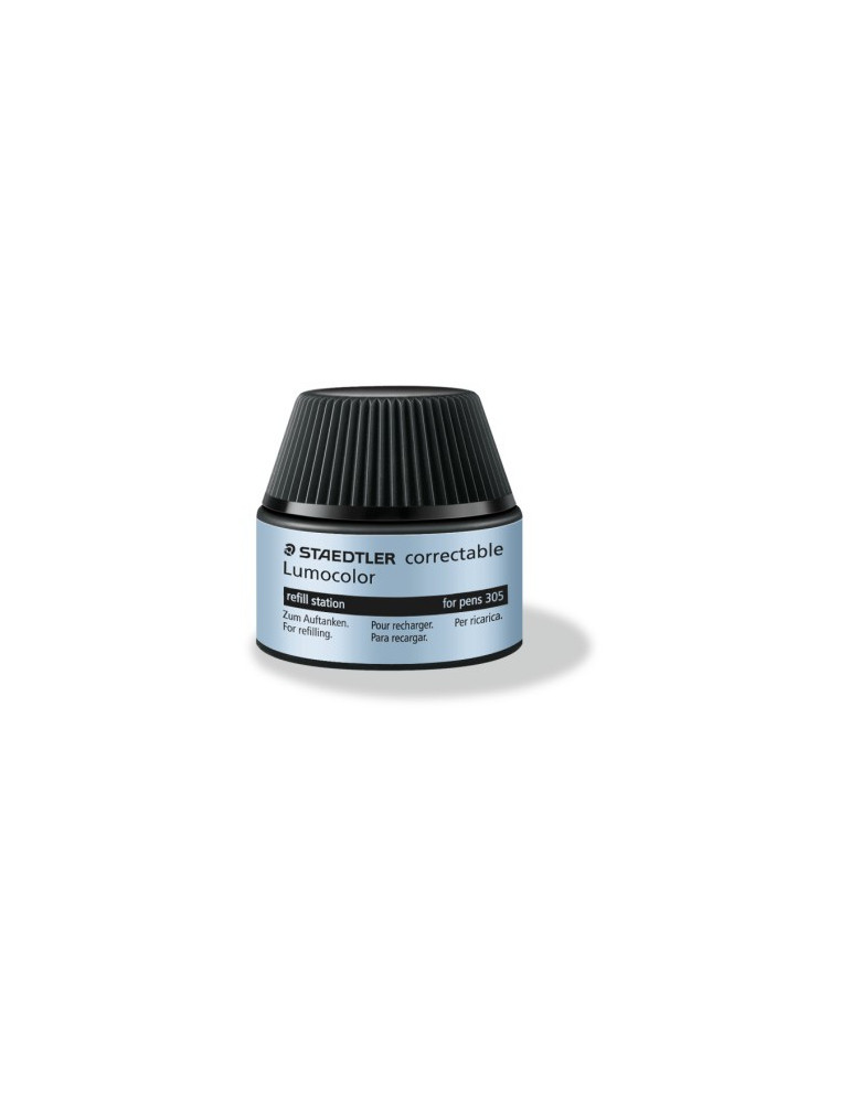 inkt voor Lumocolor correctable, 20 ml, zwart