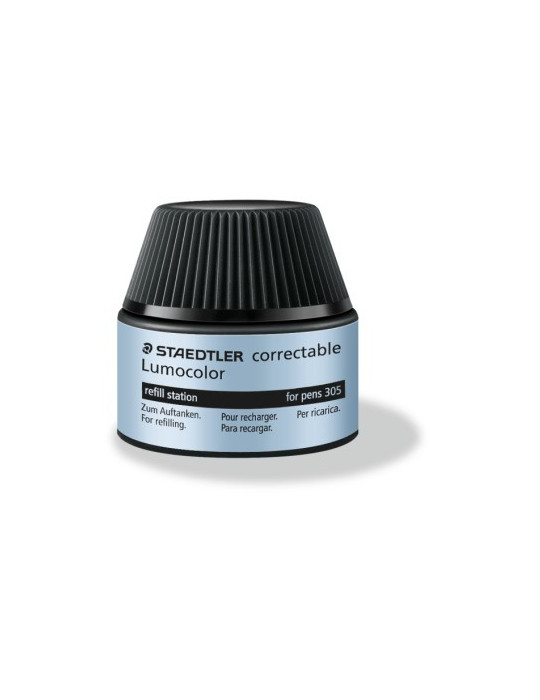 inkt voor Lumocolor correctable, 20 ml, zwart