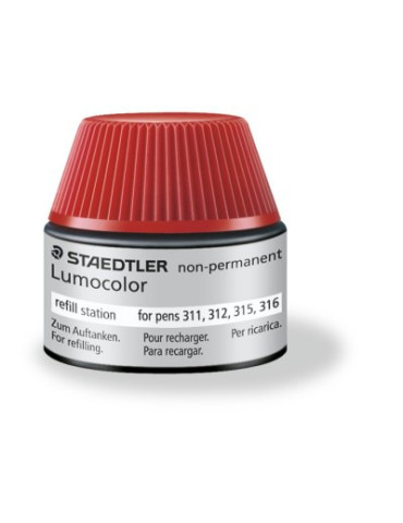 inkt voor 311/312/315/316, 15 ml, rood