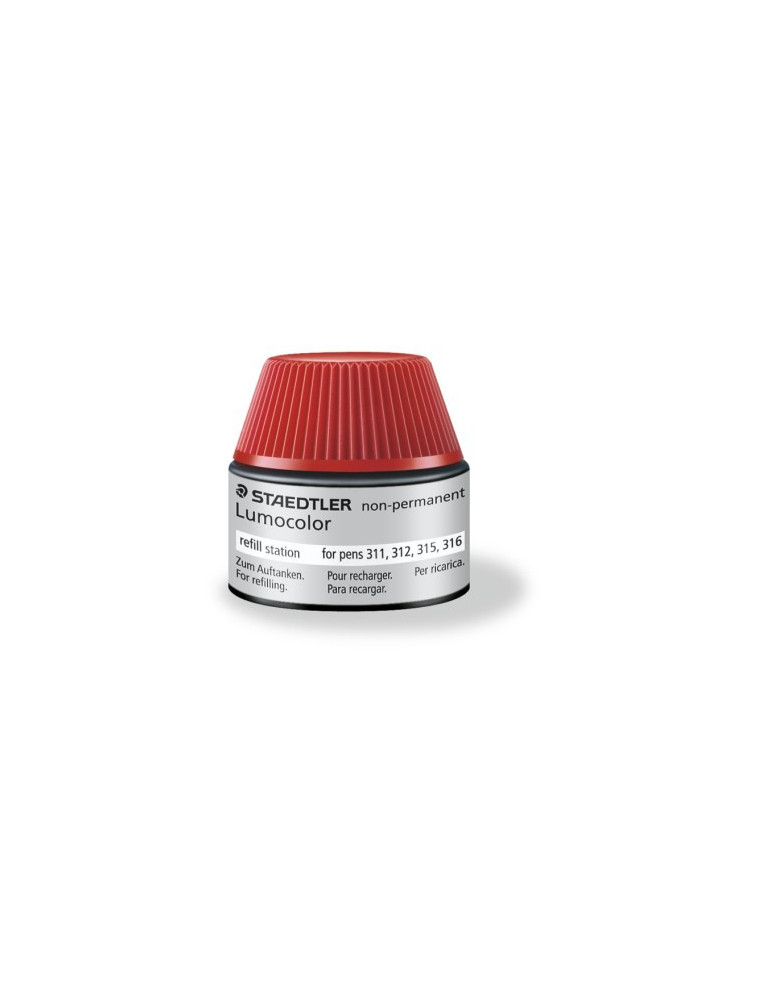 inkt voor 311/312/315/316, 15 ml, rood