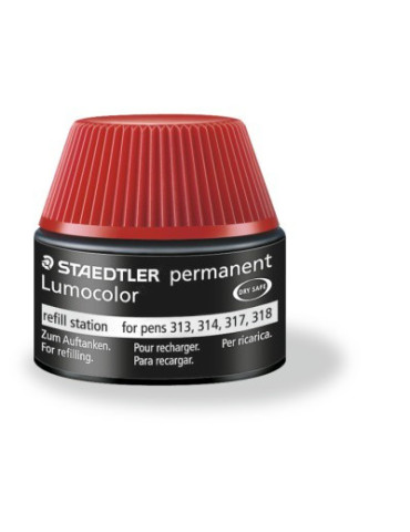 inkt voor 313/314/317/318, 15 ml, rood