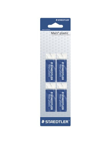 Mars plastic gom - blister 4 st