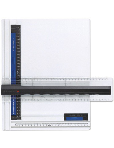 tekenplaat met parallel tekenliniaal A4