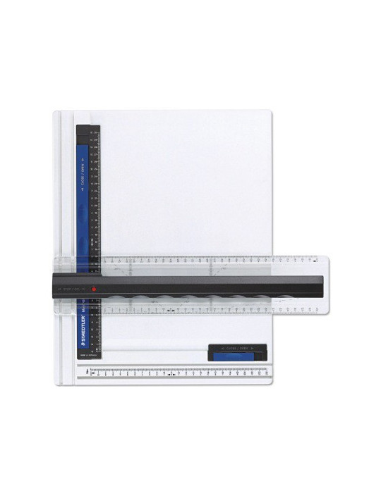 planche à dessin, avec règle parallèle, A4